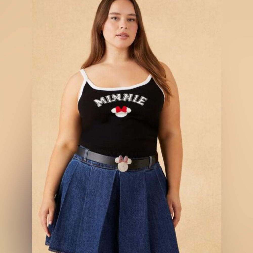 Plus Size Disney Minnie Sweater-Knit Cami - Picture 2 of 4